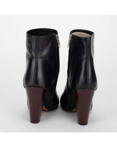 IRO Buty czarne botki na obcasie