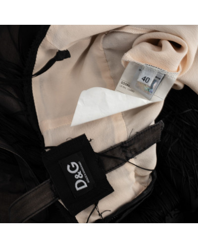 Dolce & Gabbana Sukienka z fredzlami