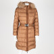 Moncler Kurtka brązowa Nantesfur