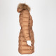 Moncler Kurtka brązowa Nantesfur