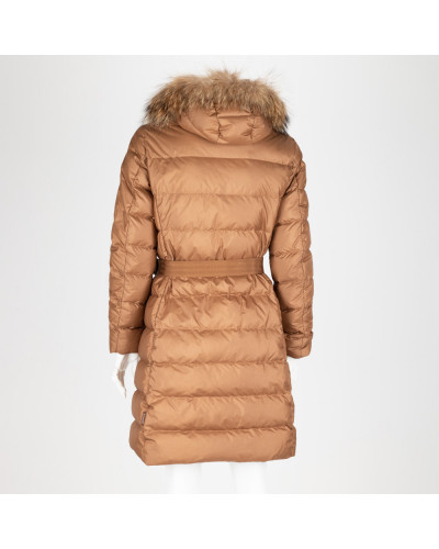 Moncler Kurtka brązowa Nantesfur
