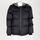 Burberry Kurtka czarna z kapturem w krate