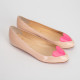 Christian Louboutin Buty baleriny rożowe z sercem