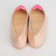 Christian Louboutin Buty baleriny rożowe z sercem