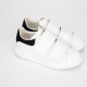 Alexander McQueen Buty biało czarne