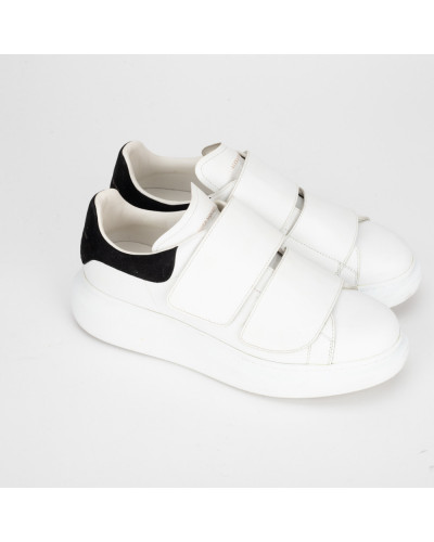 Alexander McQueen Buty biało czarne