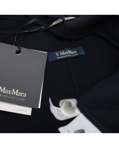 Max Mara Ubranie płaszcz granatowy