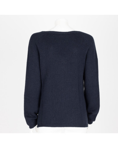 Max Mara Ubranie sweter granatowy kaszmirowy