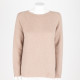 Max Mara Ubranie sweter jasnobrązowy kaszmirowy
