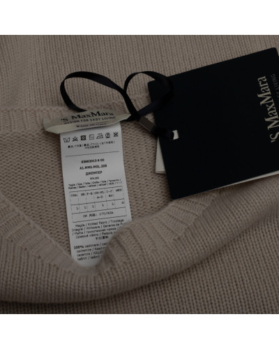 Max Mara Ubranie sweter ecru kaszmirowy