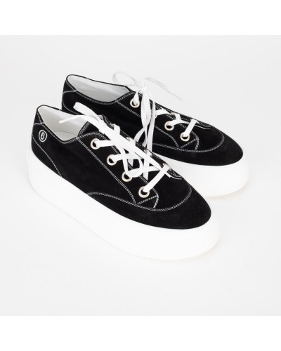 Maison Martin Margiela Buty czarne na platformie