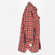 Acne Studios Kurtka czerwona męska w kartę