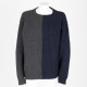 Marni Sweter szaro granatowy