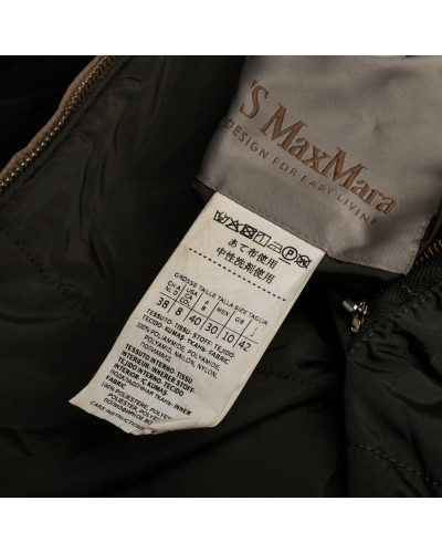 Max Mara Ubranie dwustronny płaszcz z kapturem
