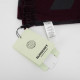 Burberry Szalik szaro bordowy z logo