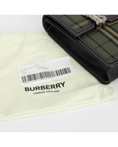 Burberry Torebka zielona w kartę