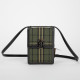 Burberry Torebka zielona w kartę