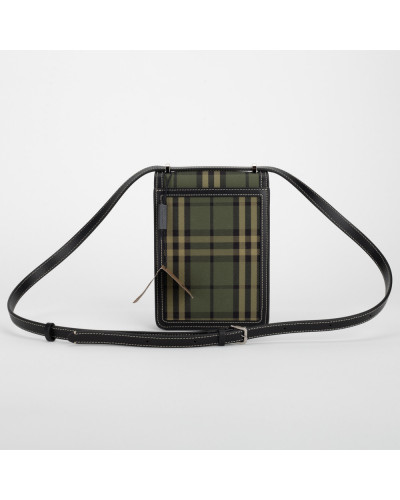 Burberry Torebka zielona w kartę
