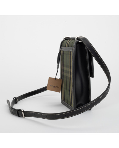 Burberry Torebka zielona w kartę