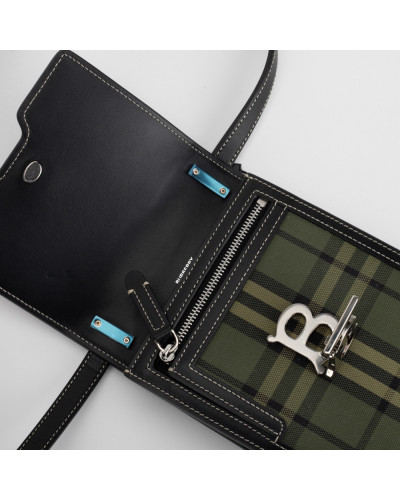 Burberry Torebka zielona w kartę