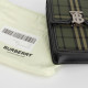 Burberry Torebka zielona w kartę Robin