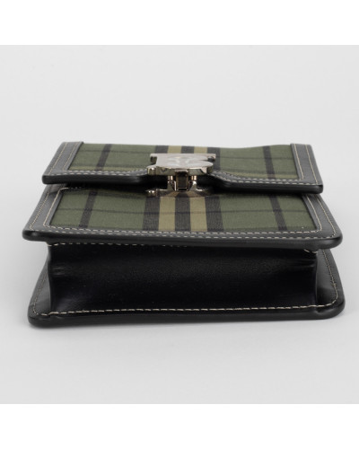 Burberry Torebka zielona w kartę Robin