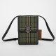 Burberry Torebka zielona w kartę Robin