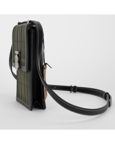 Burberry Torebka zielona w kartę Robin