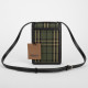 Burberry Torebka zielona w kartę Robin