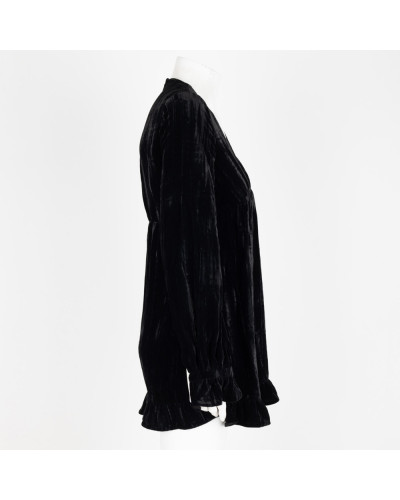 Saint Laurent  Sukienka czrana aksamitna
