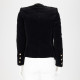 Balmain Marynarka czarna aksamitna