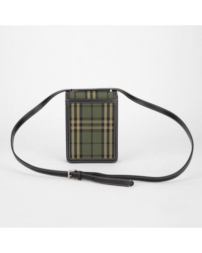 Burberry Torebka zielona w kratkę