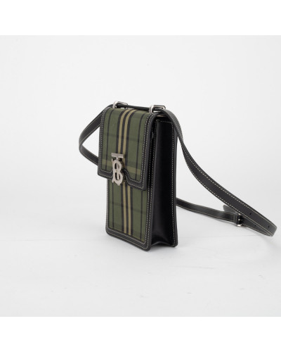 Burberry Torebka zielona w kratkę