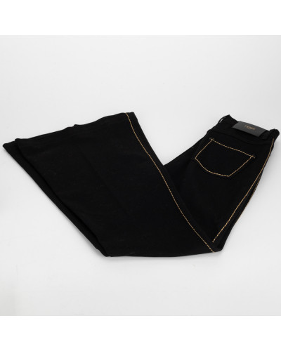 Fendi Ubranie czarne jeansy dzwony