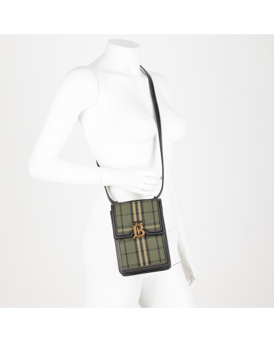 Burberry Torebka zielona w kratkę