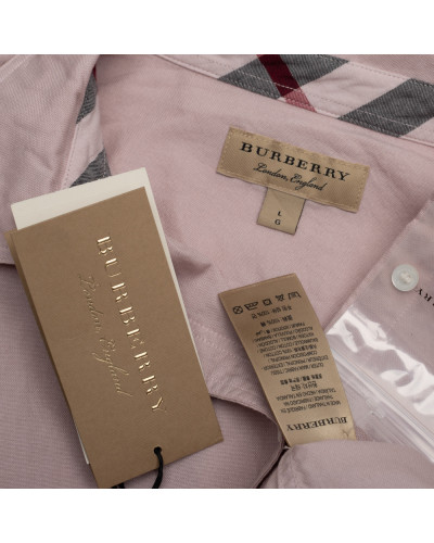 Burberry Koszula róż gładka