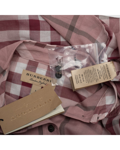 Burberry Koszula róż krata
