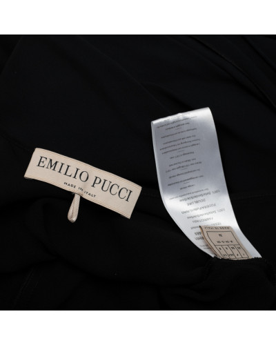 Emilio Pucci Sukienka czarna długa