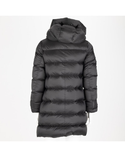 Burberry Kurtka czarna puchowa długa