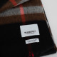 Burberry Szalik krata czarno-braz