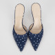 Magda Butrym Buty granatowe na obcasie
