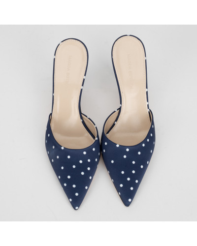 Magda Butrym Buty granatowe na obcasie