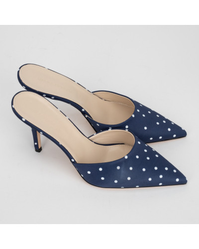 Magda Butrym Buty granatowe na obcasie
