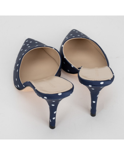 Magda Butrym Buty granatowe na obcasie