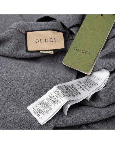 Gucci Sweter szary kardigan