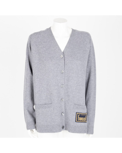 Gucci Sweter szary kardigan