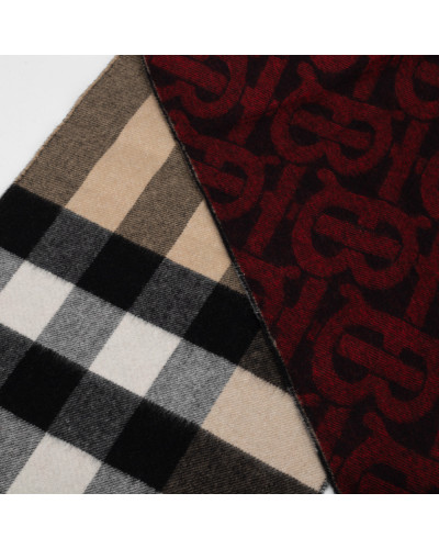 Burberry Szalik bordowy TB