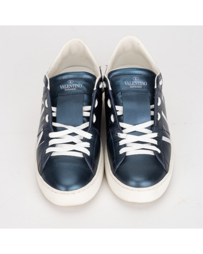 Valentino Buty sportowe nienieskie metaliczne