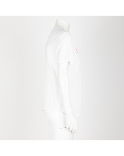 Versace T-shirt biały z neonowym logo