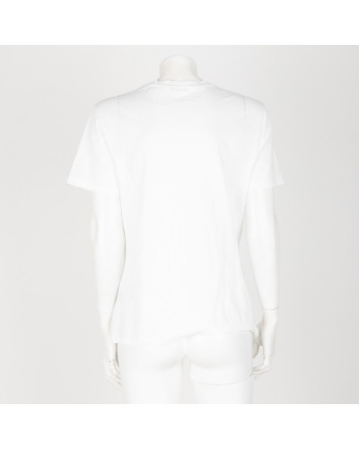 Versace T-shirt biały z neonowym logo